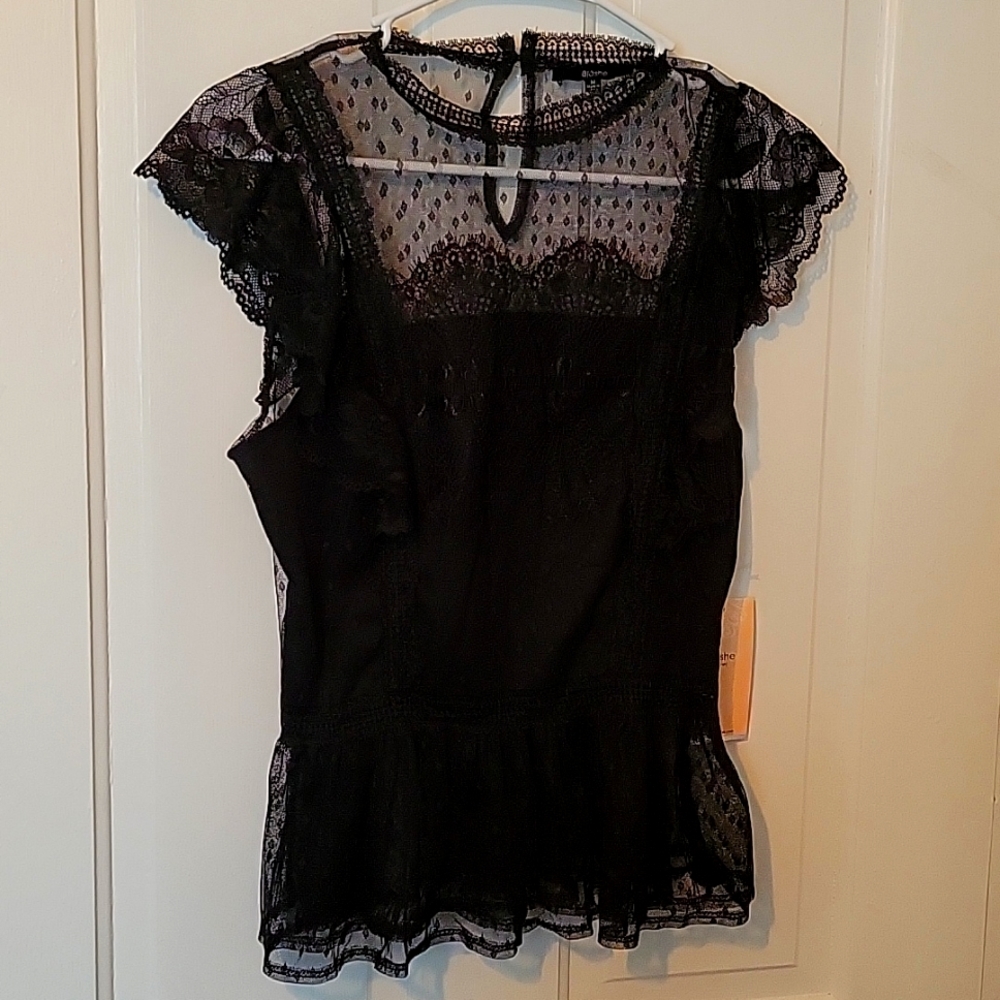 Black lace top Biashe
